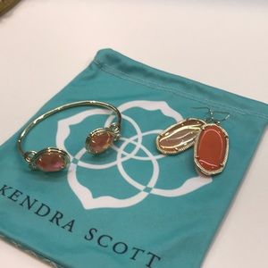 Kendra Scott Set-bracelet & earrings